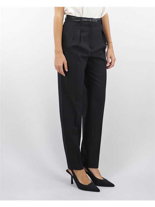 Pantalone in lana con cintura Max Mara Studio MAX MARA STUDIO | Pantalone | PROSIT5